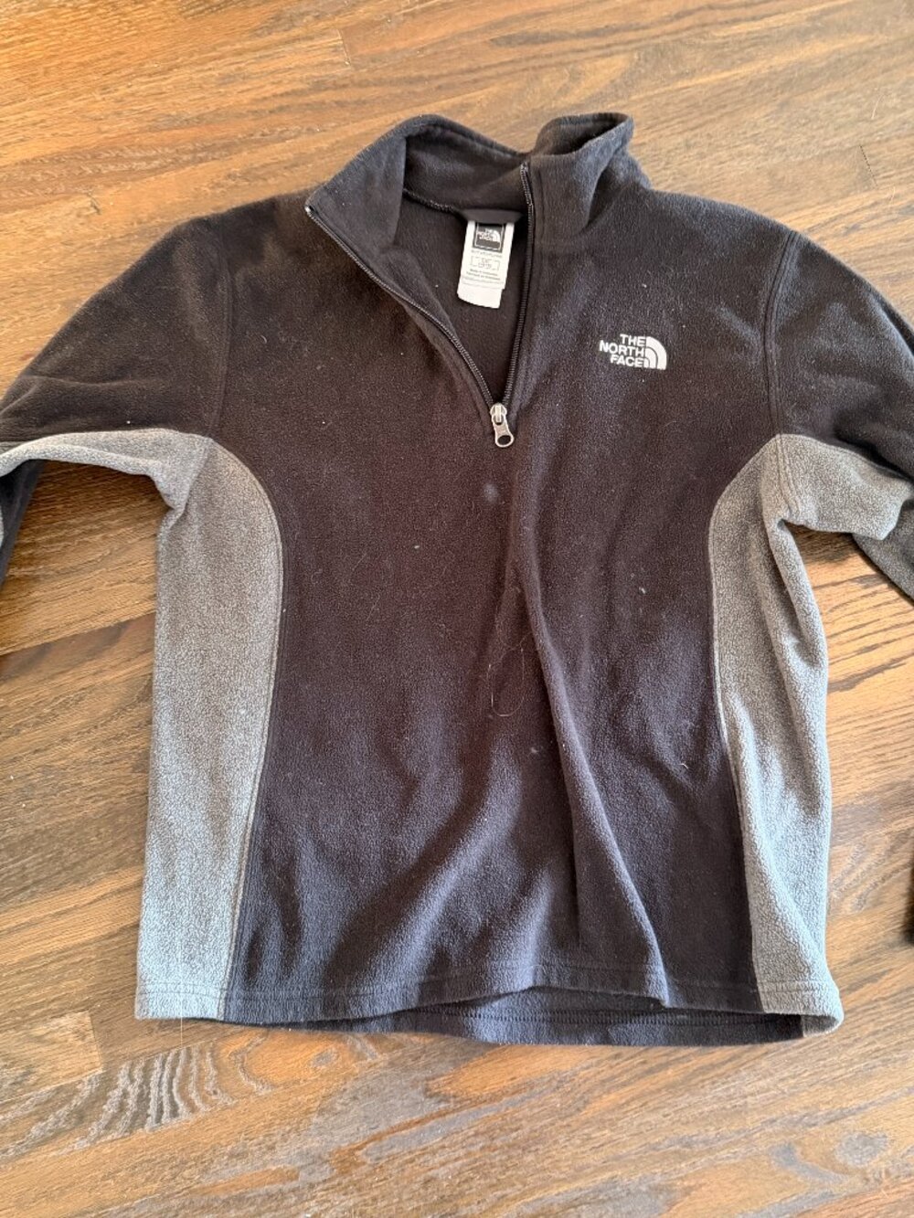 North Face quarter-zip fleece jacket YL